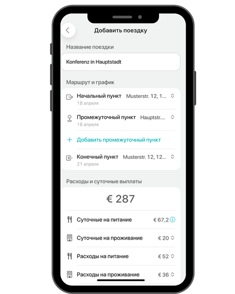 Командировки и суточные