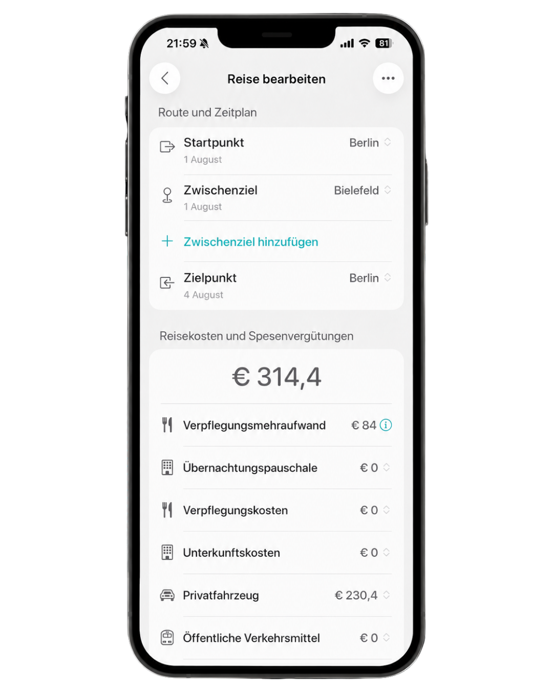 Reisekosten